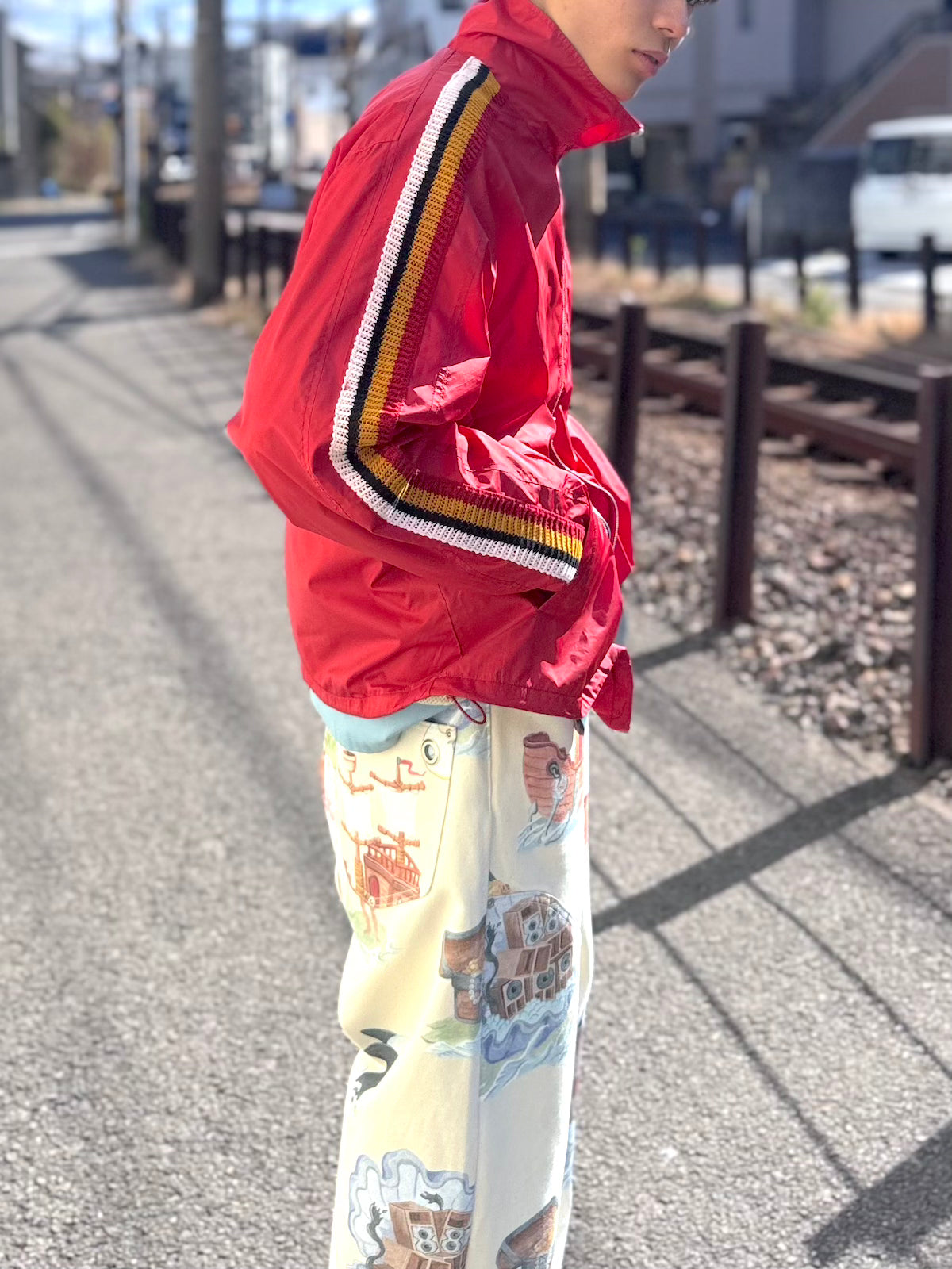 The DUFFER N NEPHEWS　TRACK JACKET NYLON