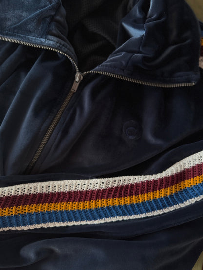 The DUFFER N NEPHEWS　"VELOUR TRACK JACKET" -navy-