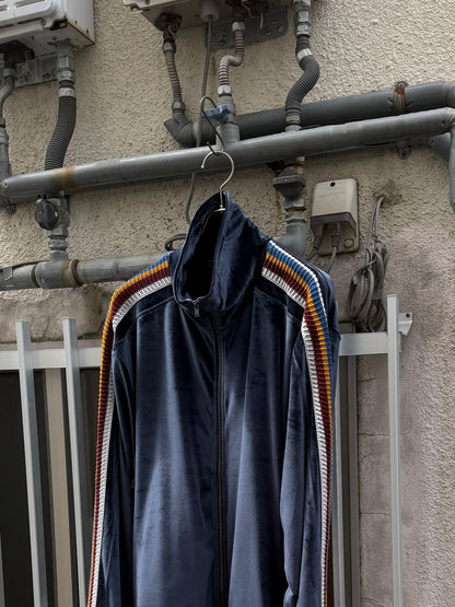 The DUFFER N NEPHEWS　"VELOUR TRACK JACKET" -navy-