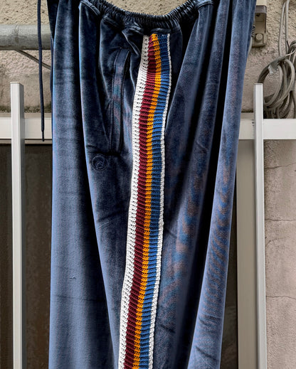 The DUFFER N NEPHEWS　"VELOUR TRACK PANTS" -navy-