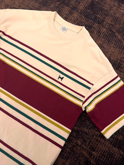 The DUFFER N NEPHEWS　MULTI BORDER T-SHIRT