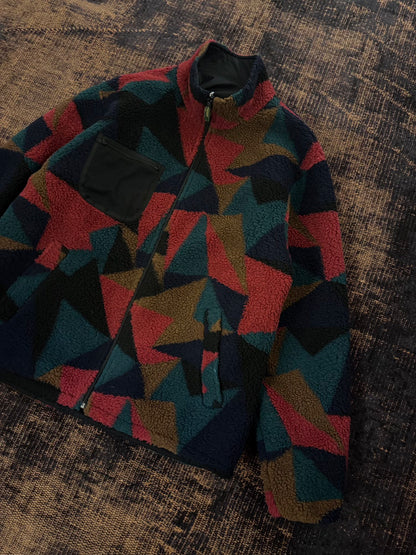 The DUFFER N NEPHEWS　REVERSIBLE JACQUARD BOA BLOUSON