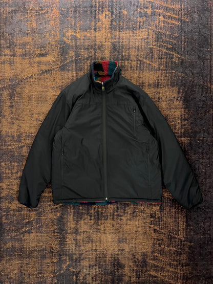 The DUFFER N NEPHEWS　REVERSIBLE JACQUARD BOA BLOUSON