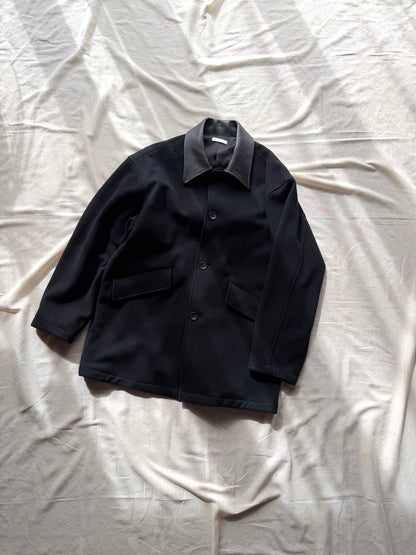 UNDECORATED　"HIGH GAGE WOOL FLEECE HALF COAT"