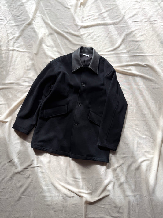 UNDECORATED　"HIGH GAGE WOOL FLEECE HALF COAT"