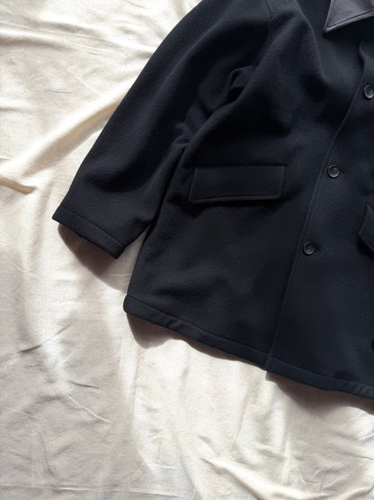 UNDECORATED　"HIGH GAGE WOOL FLEECE HALF COAT"