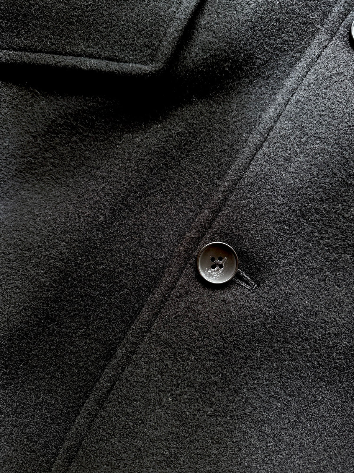 UNDECORATED　"HIGH GAGE WOOL FLEECE HALF COAT"