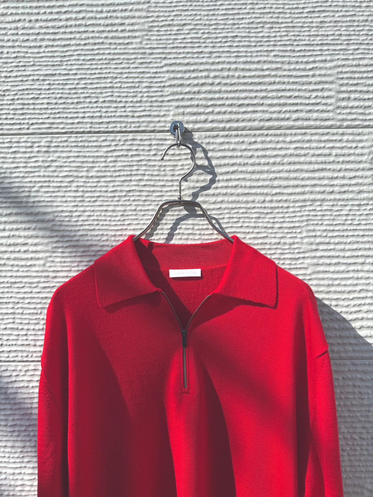UNDECORATED　"WOOL ZIP KNIT"