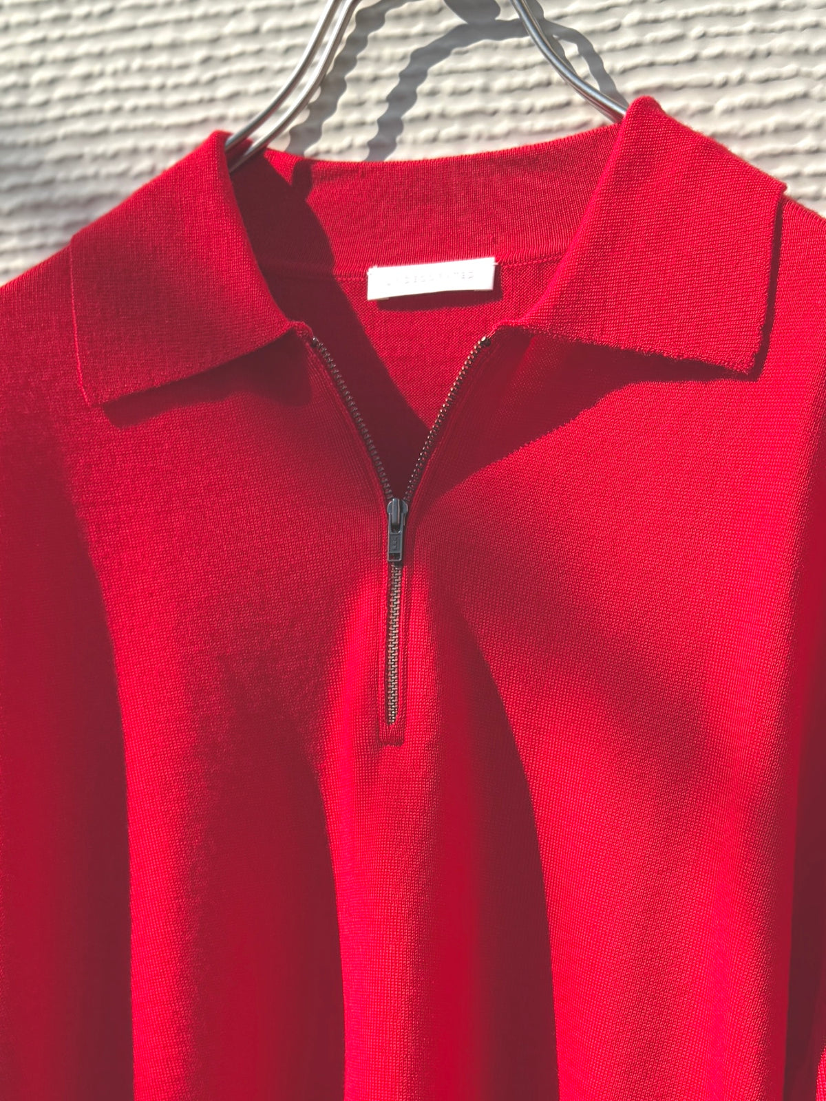 UNDECORATED　"WOOL ZIP KNIT"