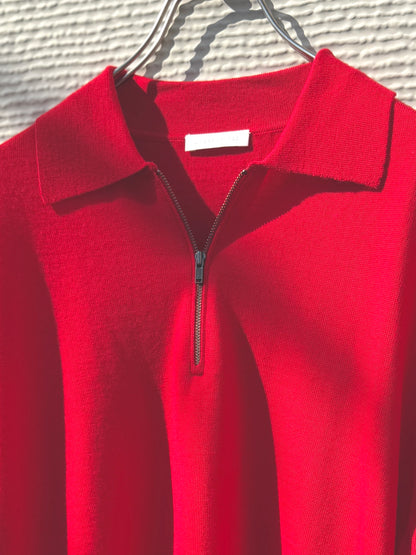 UNDECORATED　"WOOL ZIP KNIT"