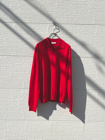 UNDECORATED　"WOOL ZIP KNIT"