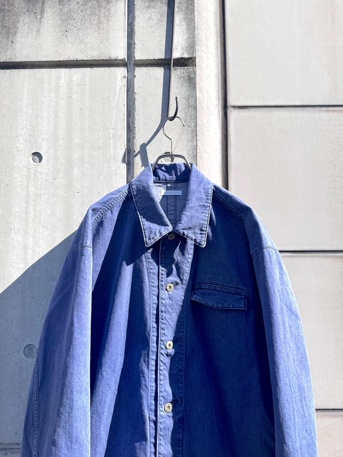 UNDECORATED　DENIM COVER-ALL JACKET
