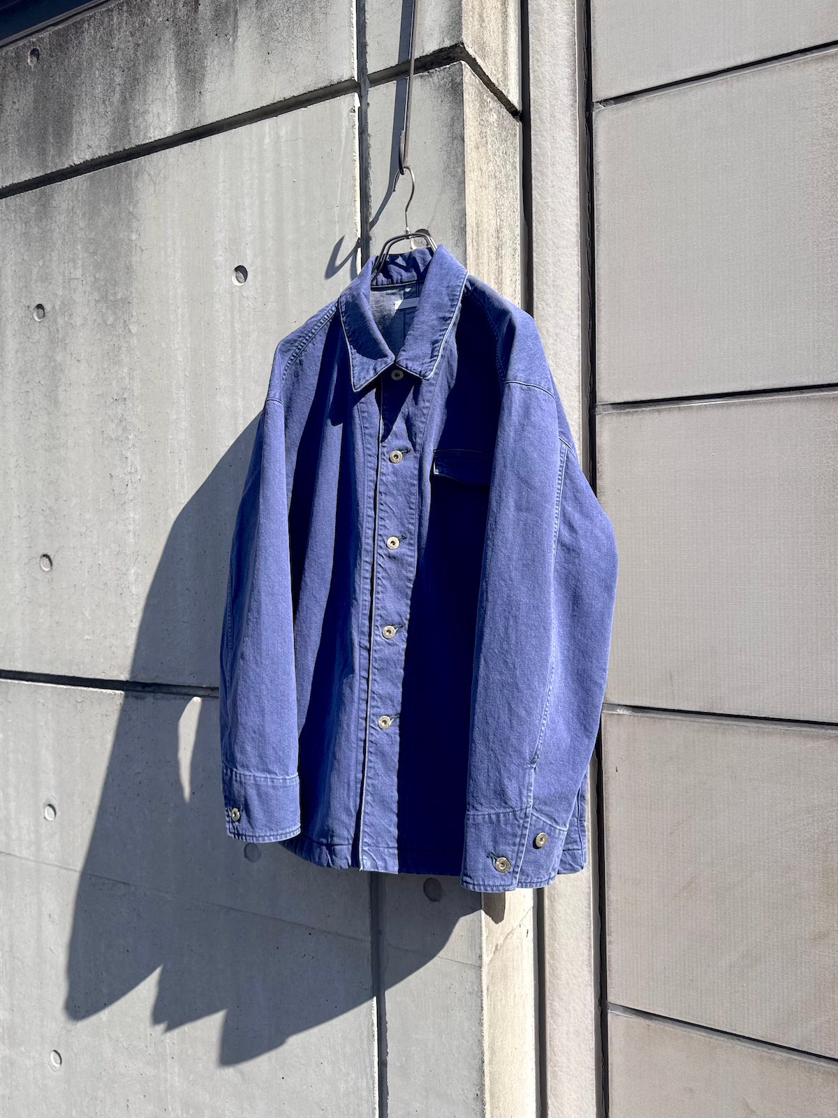 UNDECORATED　DENIM COVER-ALL JACKET