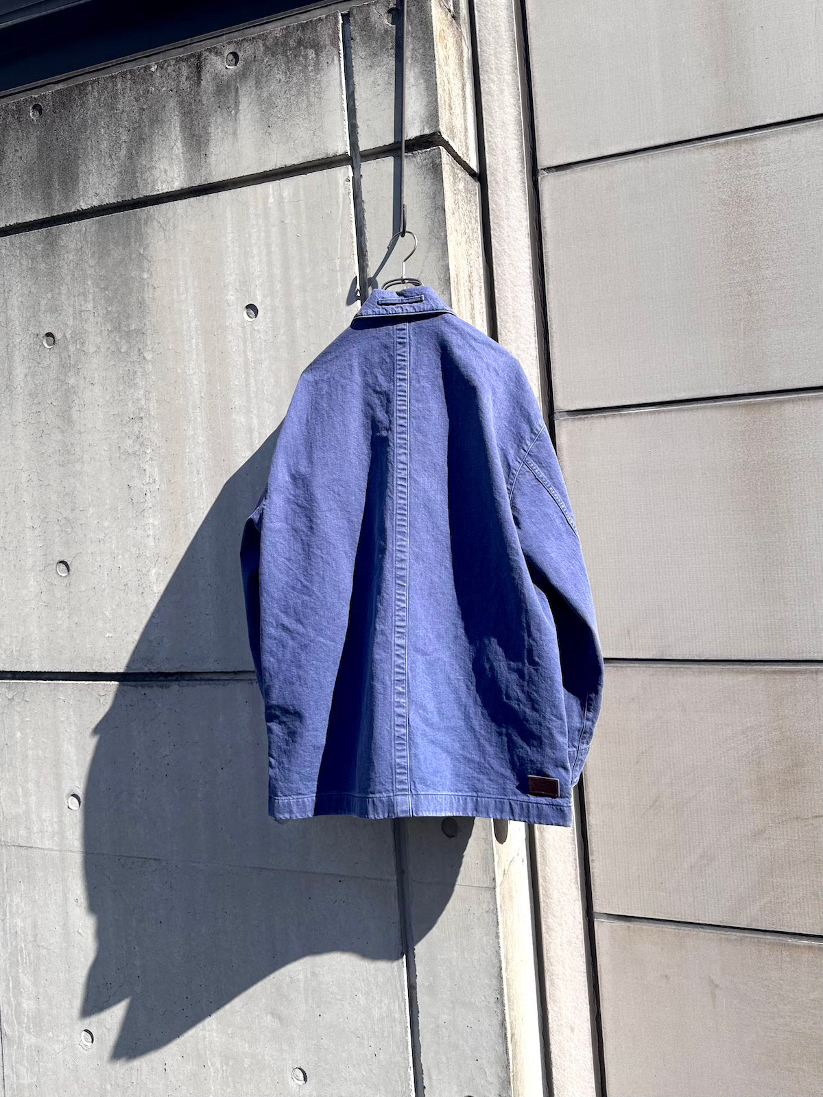 UNDECORATED　DENIM COVER-ALL JACKET