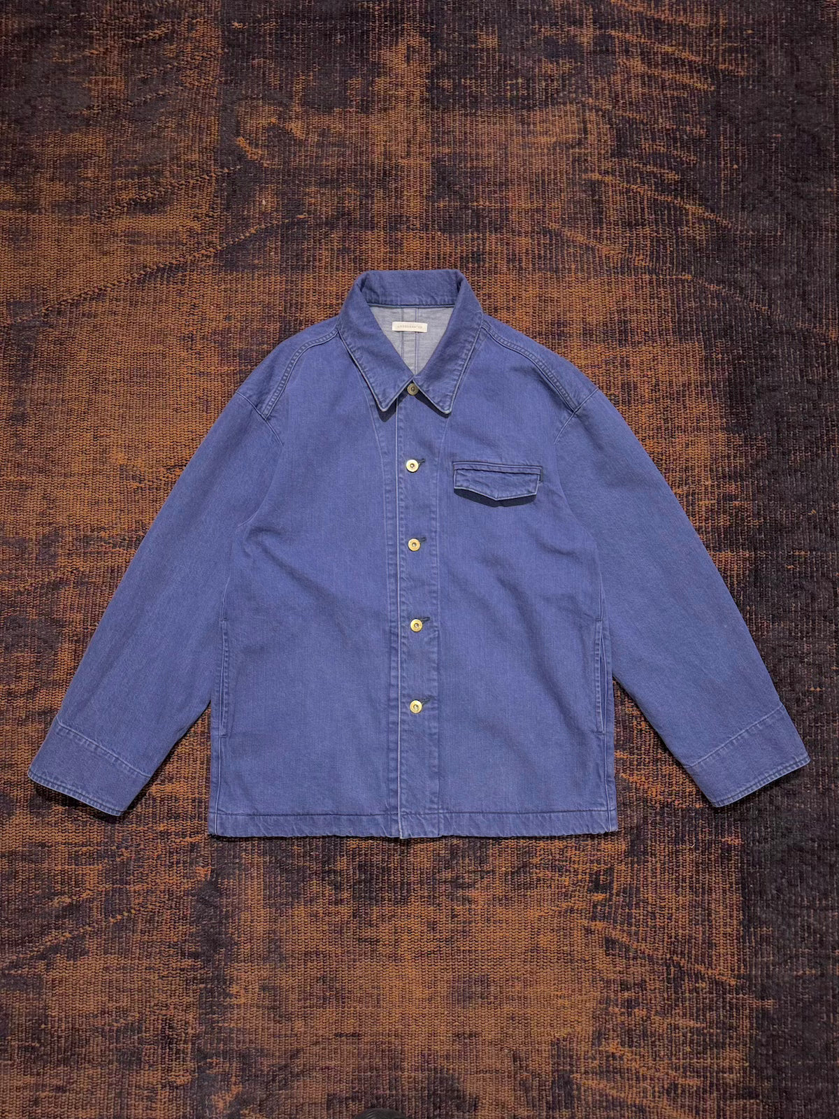 UNDECORATED　DENIM COVER-ALL JACKET