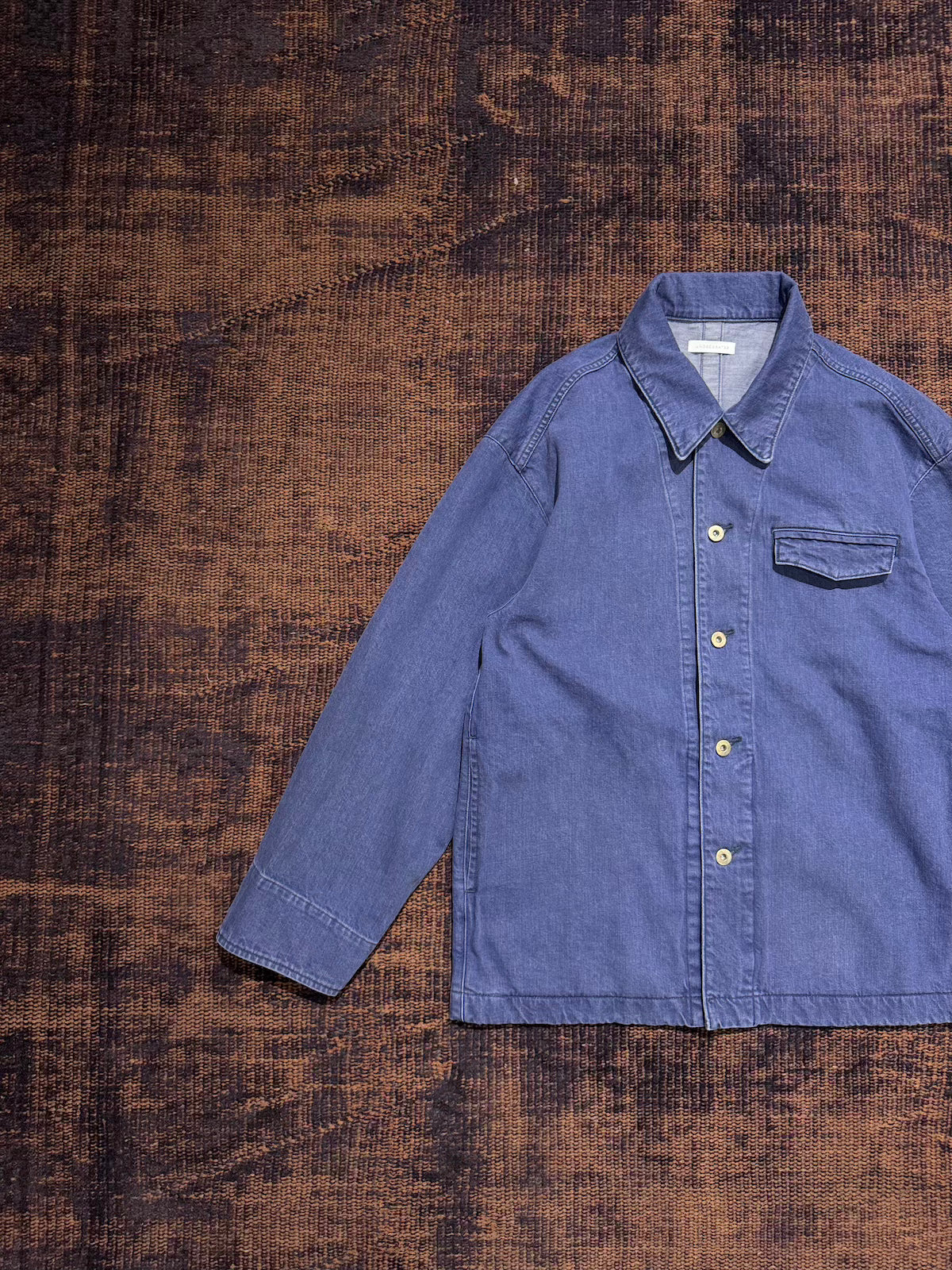 UNDECORATED　DENIM COVER-ALL JACKET