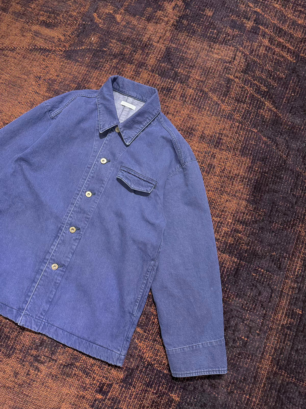 UNDECORATED　DENIM COVER-ALL JACKET