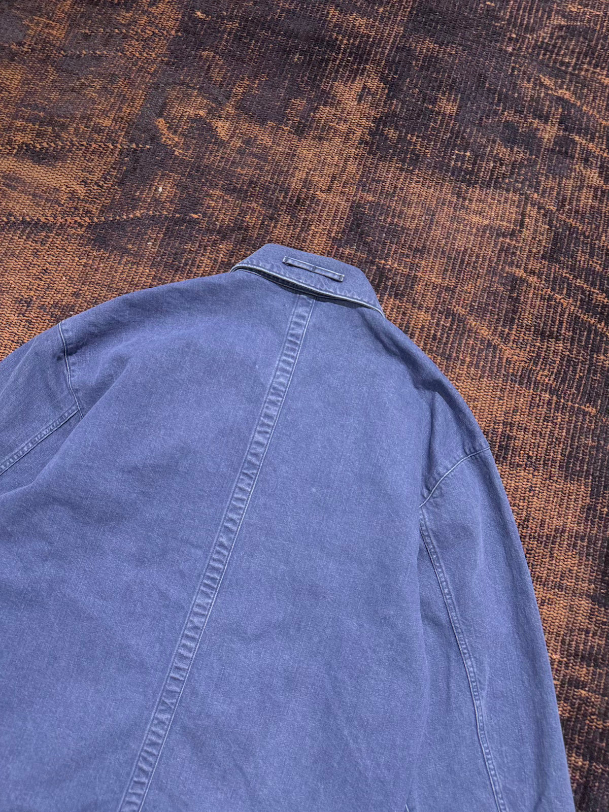 UNDECORATED　DENIM COVER-ALL JACKET