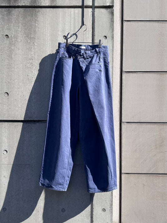 UNDECORATED　WRAPPED  DENIM JEANS