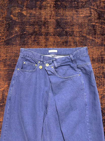 UNDECORATED　WRAPPED  DENIM JEANS