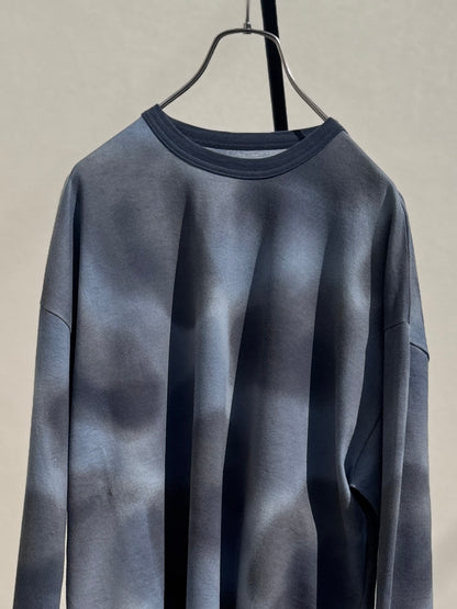UNDECORATED　OVER-PAINTING L/S T-SHIRT