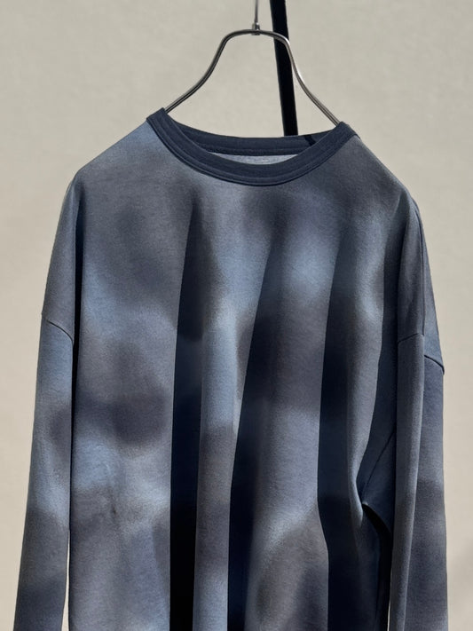 UNDECORATED　OVER-PAINTING L/S T-SHIRT