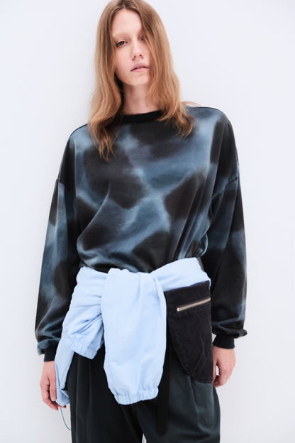 UNDECORATED　OVER-PAINTING L/S T-SHIRT