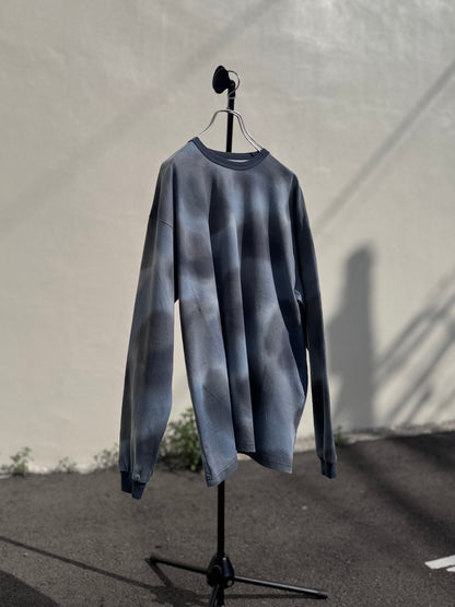 UNDECORATED　OVER-PAINTING L/S T-SHIRT