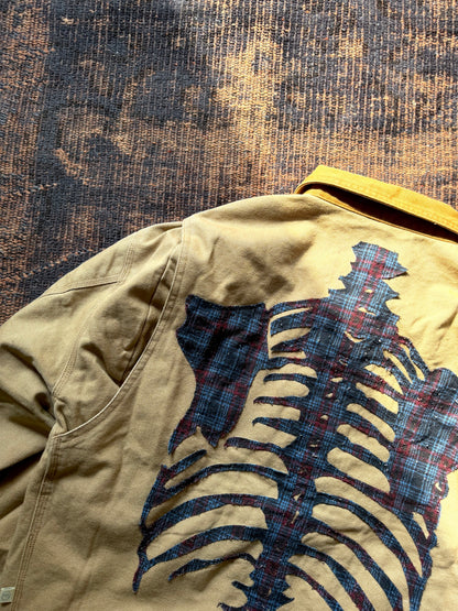 FAF(FAKE AS FLOWERS)　"Canvas Bone Jacket" -beige-