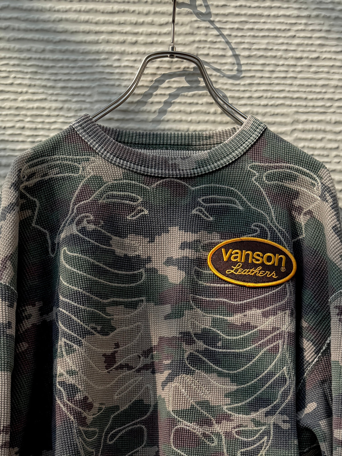 FAF(FAKE AS FLOWERS)　"Themal Bone L/S Shirts" -wik camo-