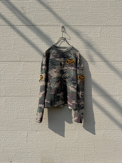 FAF(FAKE AS FLOWERS)　"Themal Bone L/S Shirts" -wik camo-