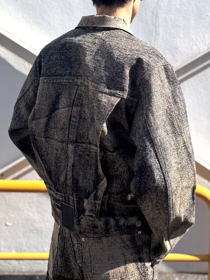 daisuke tanabe　x-ray jacuard denim jacket