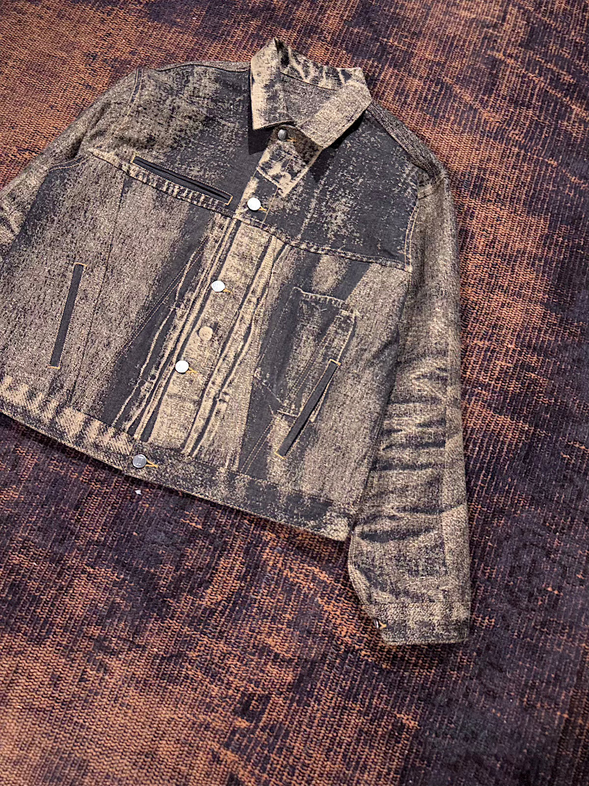 daisuke tanabe　x-ray jacuard denim jacket
