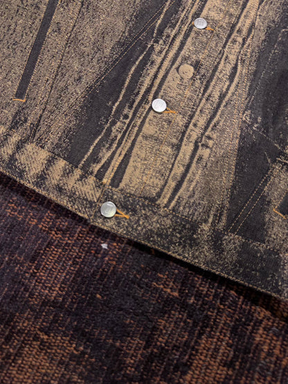 daisuke tanabe　x-ray jacuard denim jacket