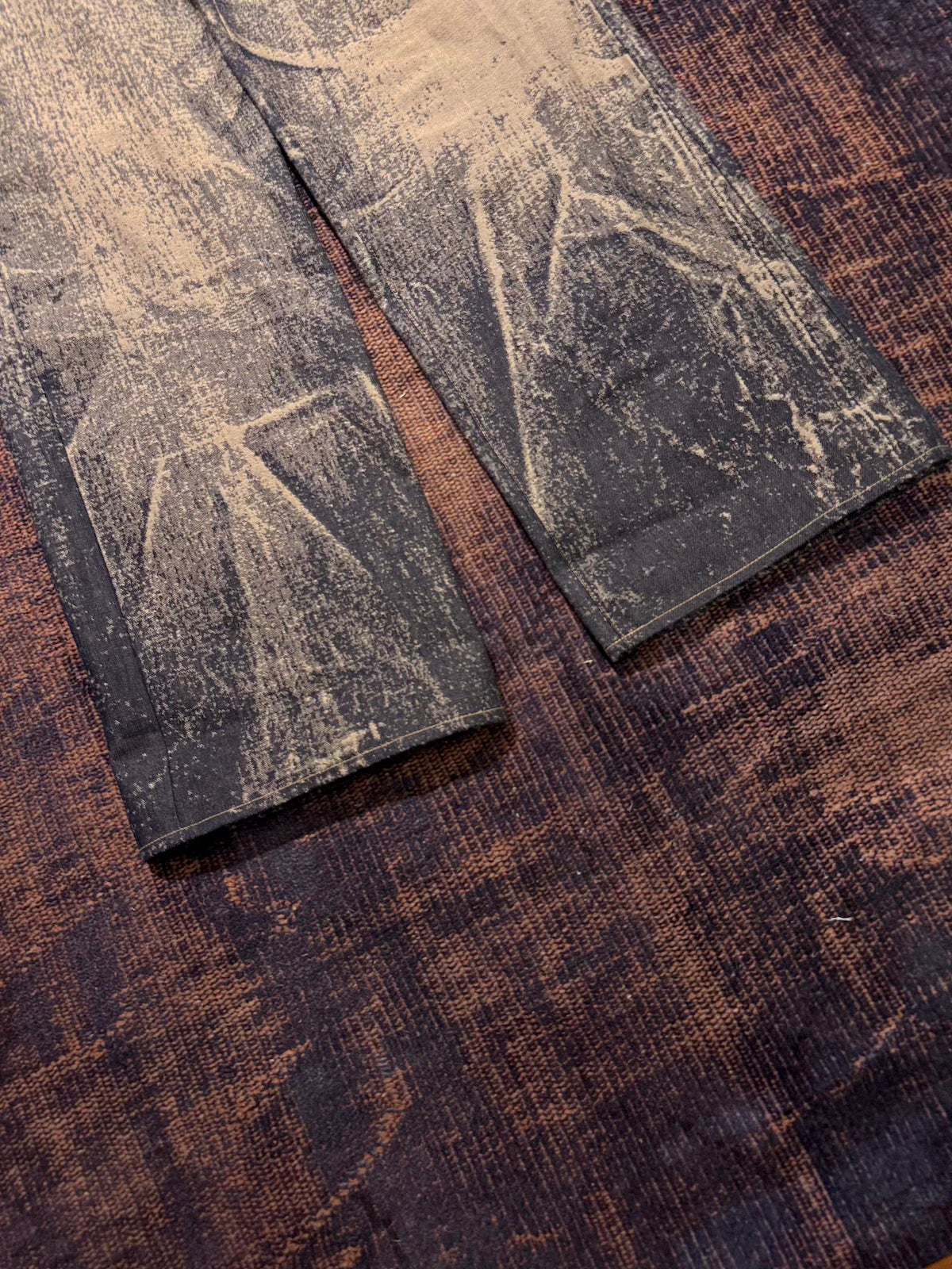 daisuke tanabe　x-ray jacuard denim trouser