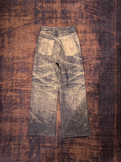daisuke tanabe　x-ray jacuard denim trouser
