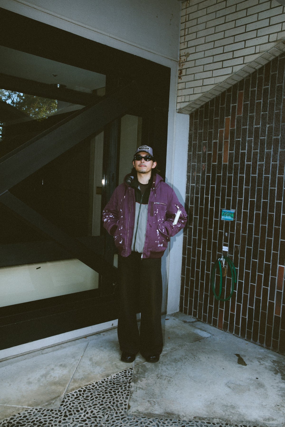 FAF(FAKE AS FLOWERS)　"FACT-1 2Way Jacket" -Ink Navy-