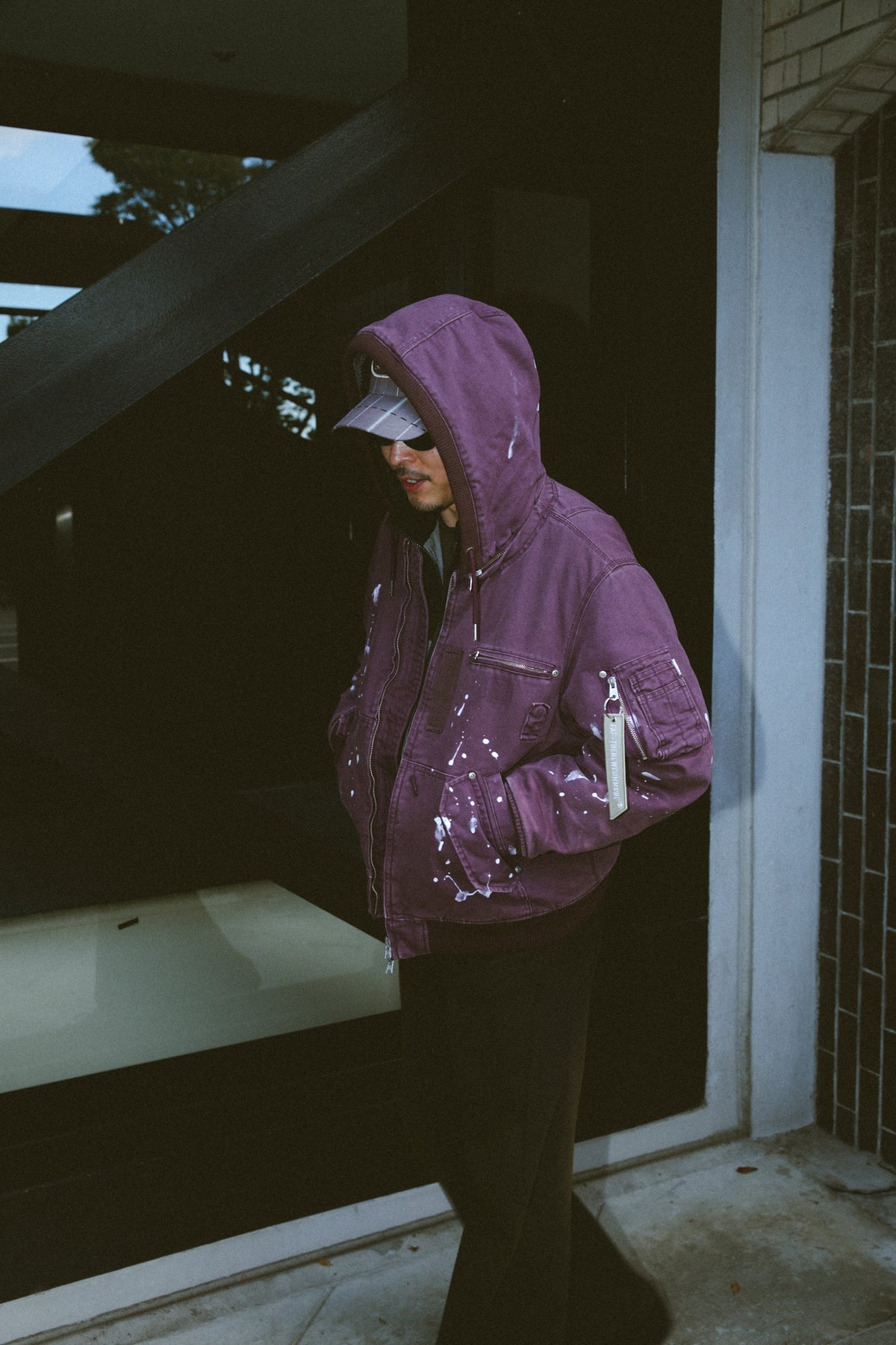FAF(FAKE AS FLOWERS)　"FACT-1 2Way Jacket" -Ink Navy-