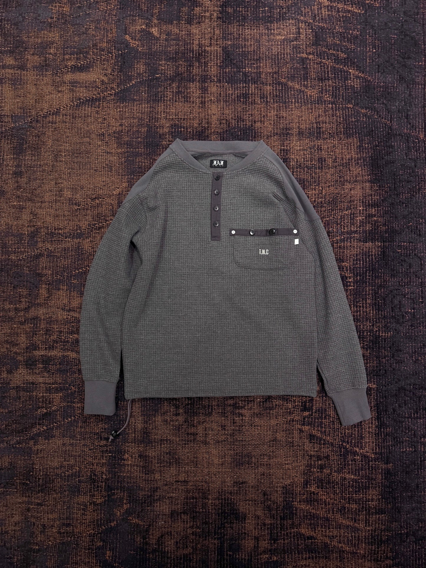 FAF(FAKE AS FLOWERS)　Pacis(Themal Henley Neck)